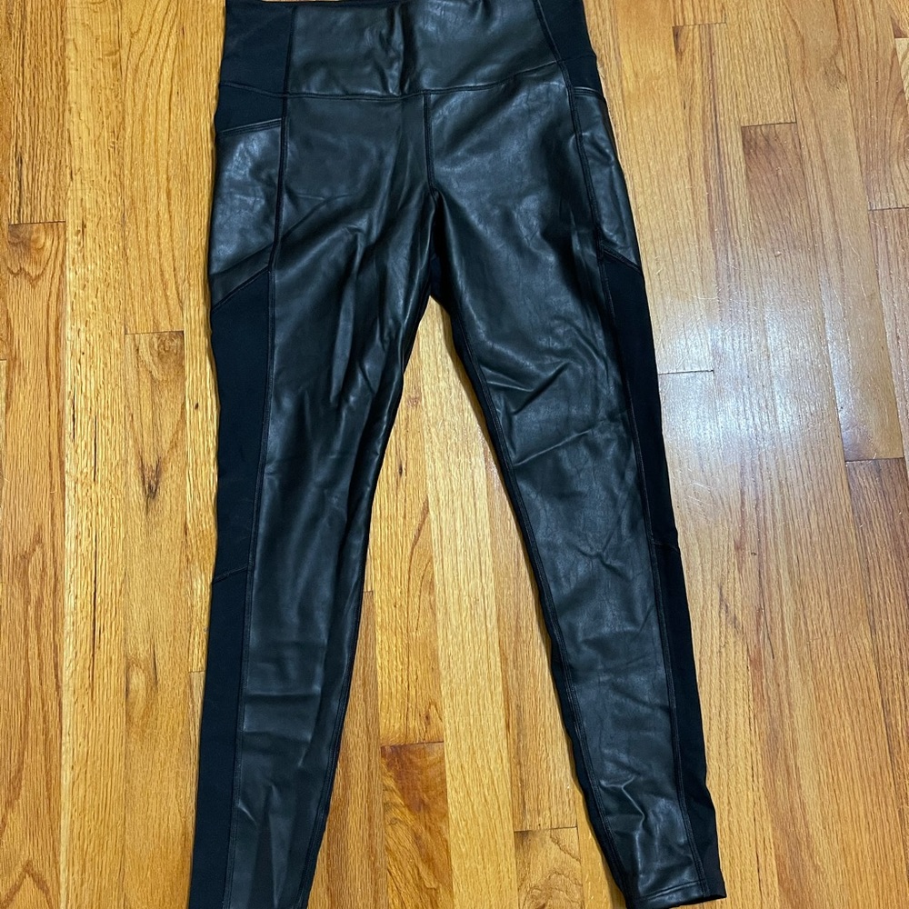Faux Leather Leggings by Athleta